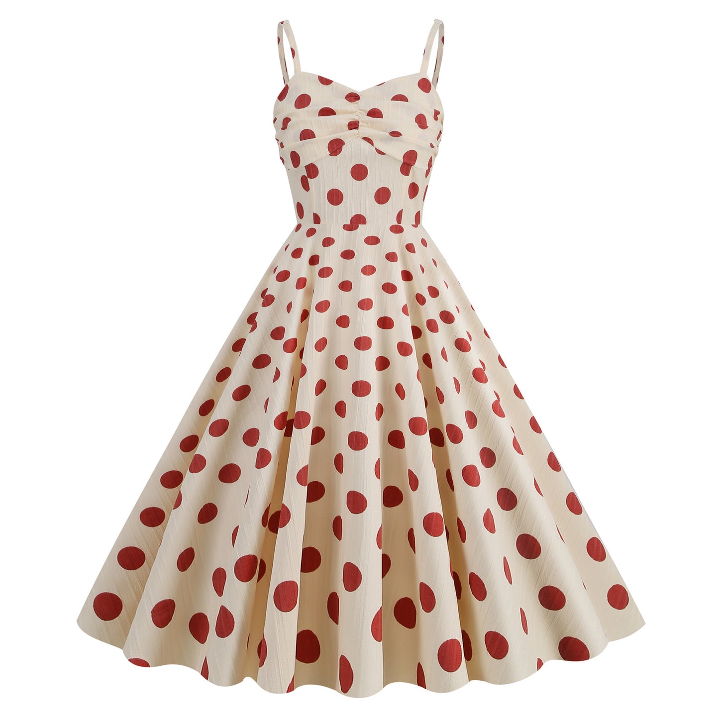 Women's Lattice Strap Waist Slimming Large Hem Dresses