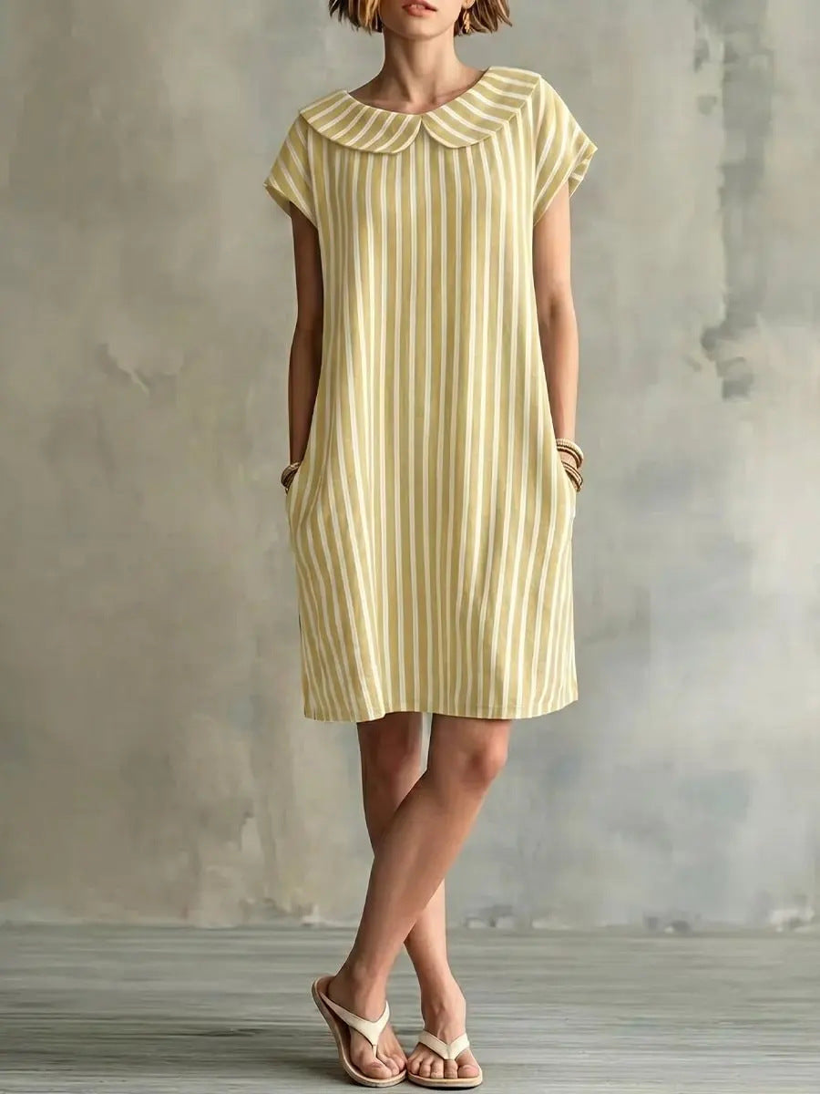 Women's Elegant Fashion Printed Striped For Dress