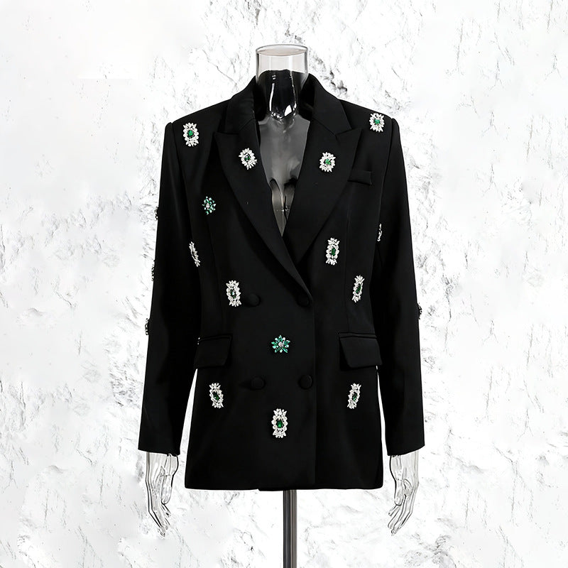 Commute Style High-grade Diamond Classic Lapel Blazers