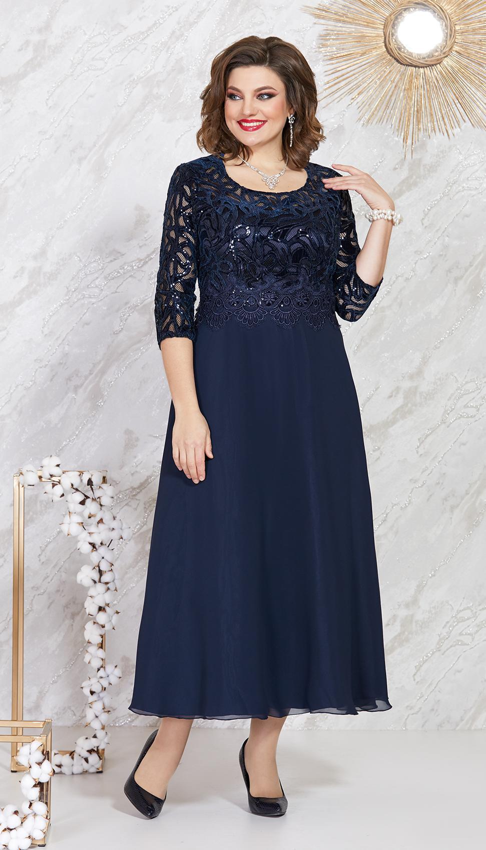 Women's Section Dress Stitching Lace Chiffon Slim Plus Size
