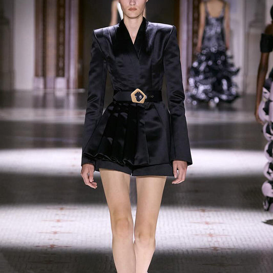 Women's Sense Fashion Small Autumn Slim Fit Solid Coats