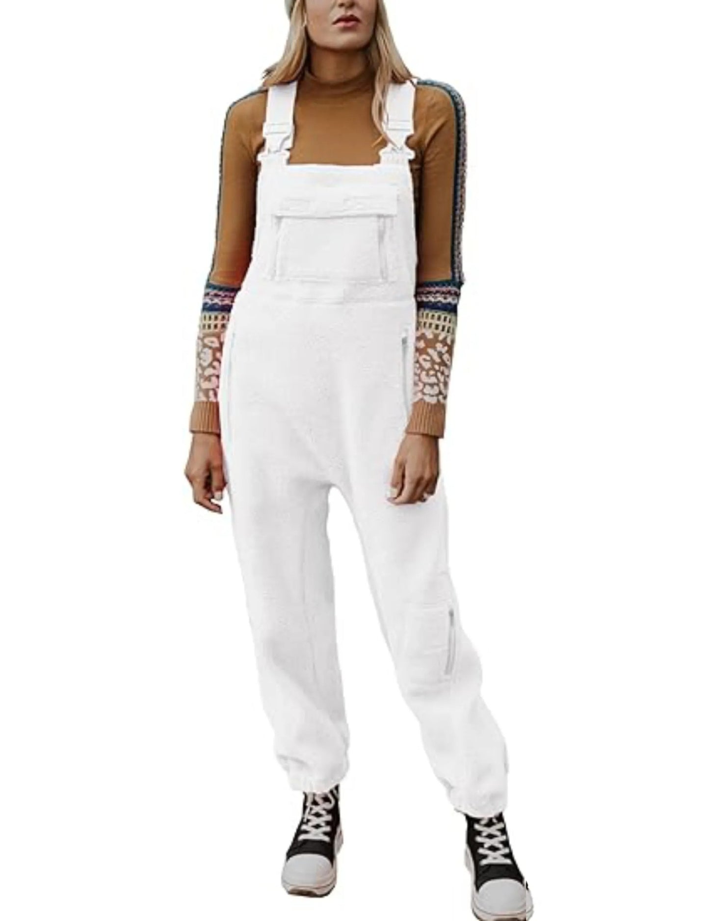 Women's Comfortable Creative One-piece Loose-fitting Overalls Jumpsuits