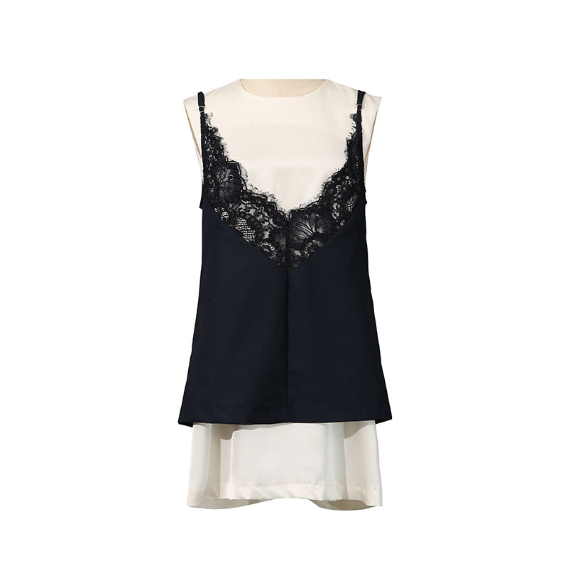 Women's Summer Sleeveless Lace Sexy Slim Fit Slimming Dresses