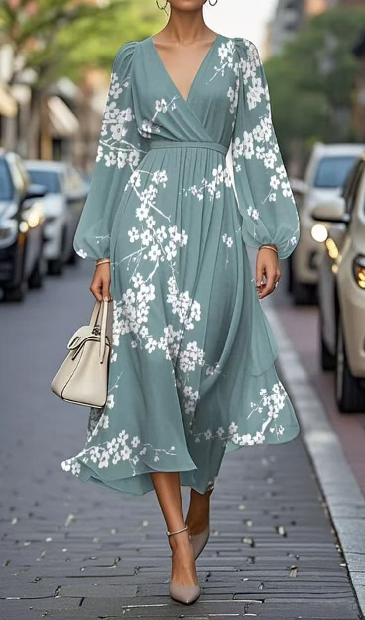 Beautiful Printed Casual Retro Sexy Dress Dresses