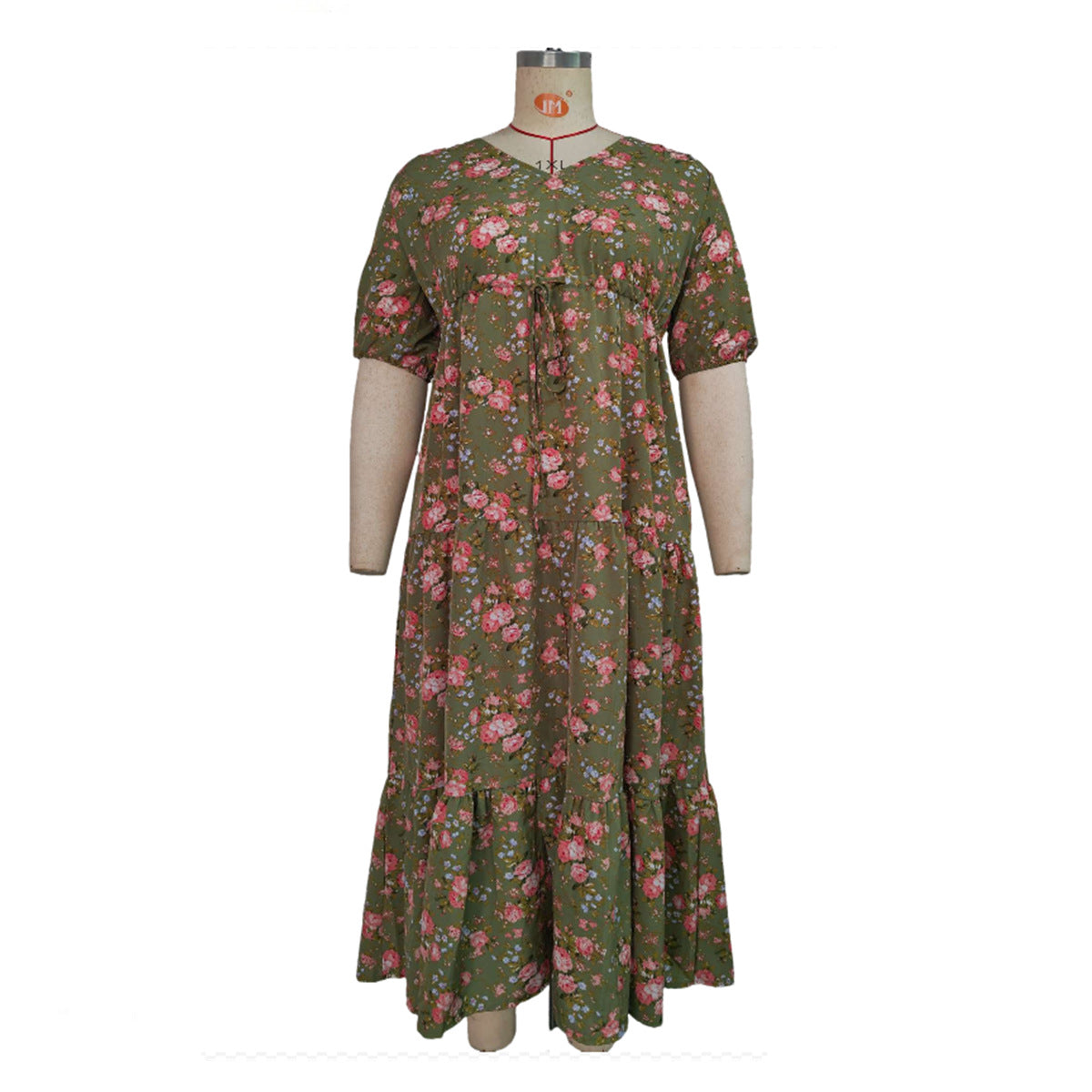 Women's Summer Bohemian Print Loose Dress Dresses