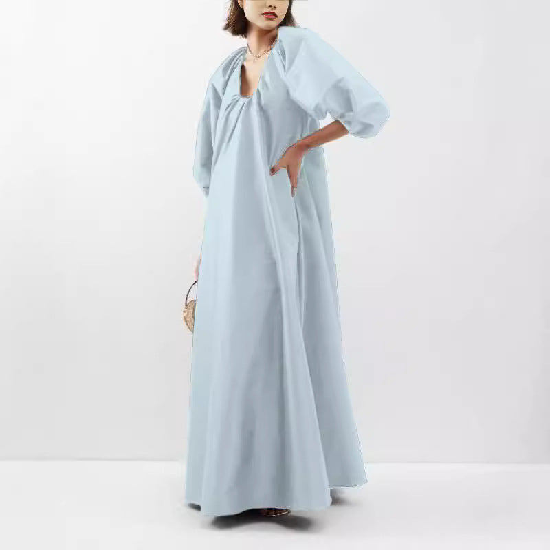 Versatile Popular Fashion Digital Printed Dress Blouses