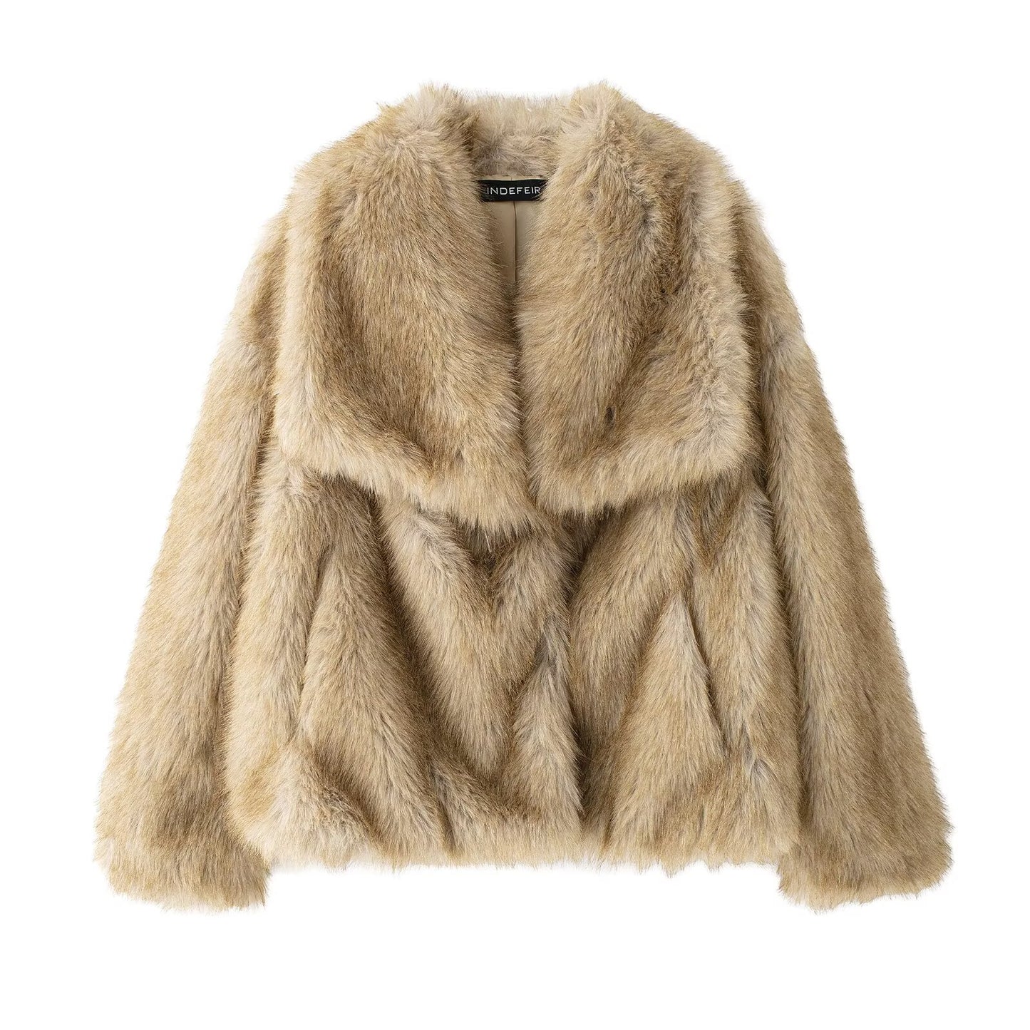 Women's Winter Fashionable Elegant Artificial Fur Coats