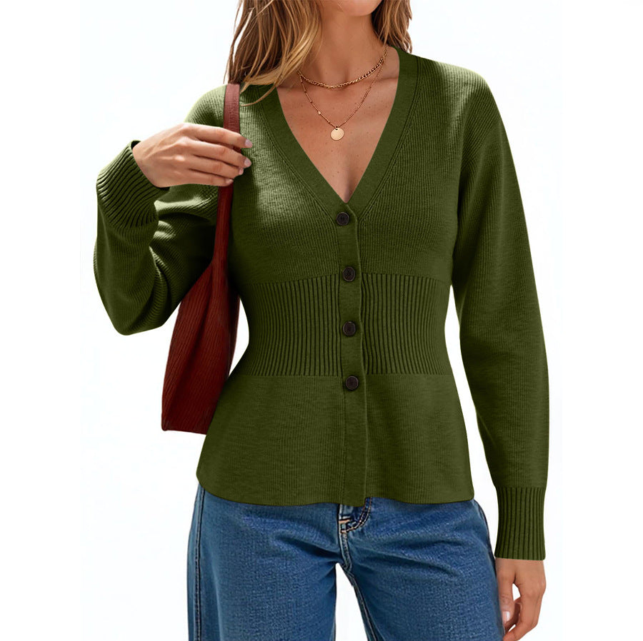 Female Elegant Graceful Easy Matching Waisted Sweaters