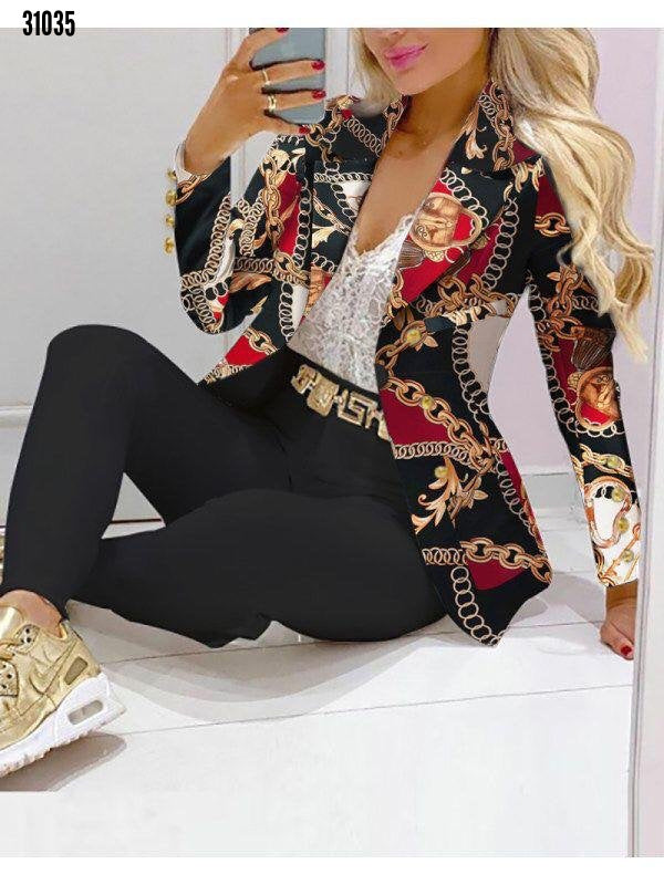 Women's Elegant Example Casual Fashion Set Suits