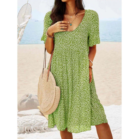Women's Pullover Print Long Mid-length Urban Casual Retro Dresses