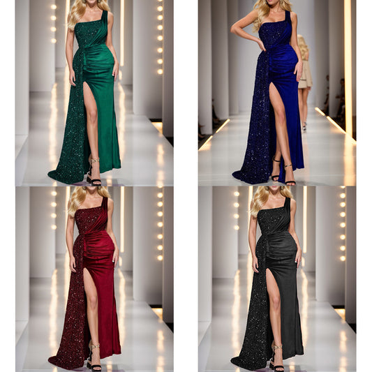 Women's Luxury High-grade Fishtail Banquet Elegant Host Dresses