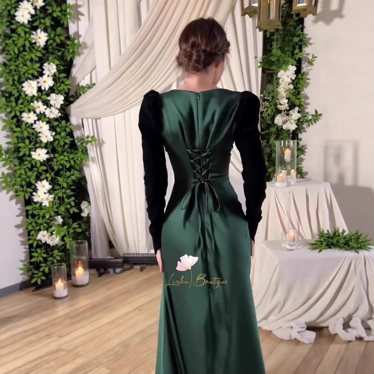 Autumn Vintage Court Style Long Sleeve Dresses