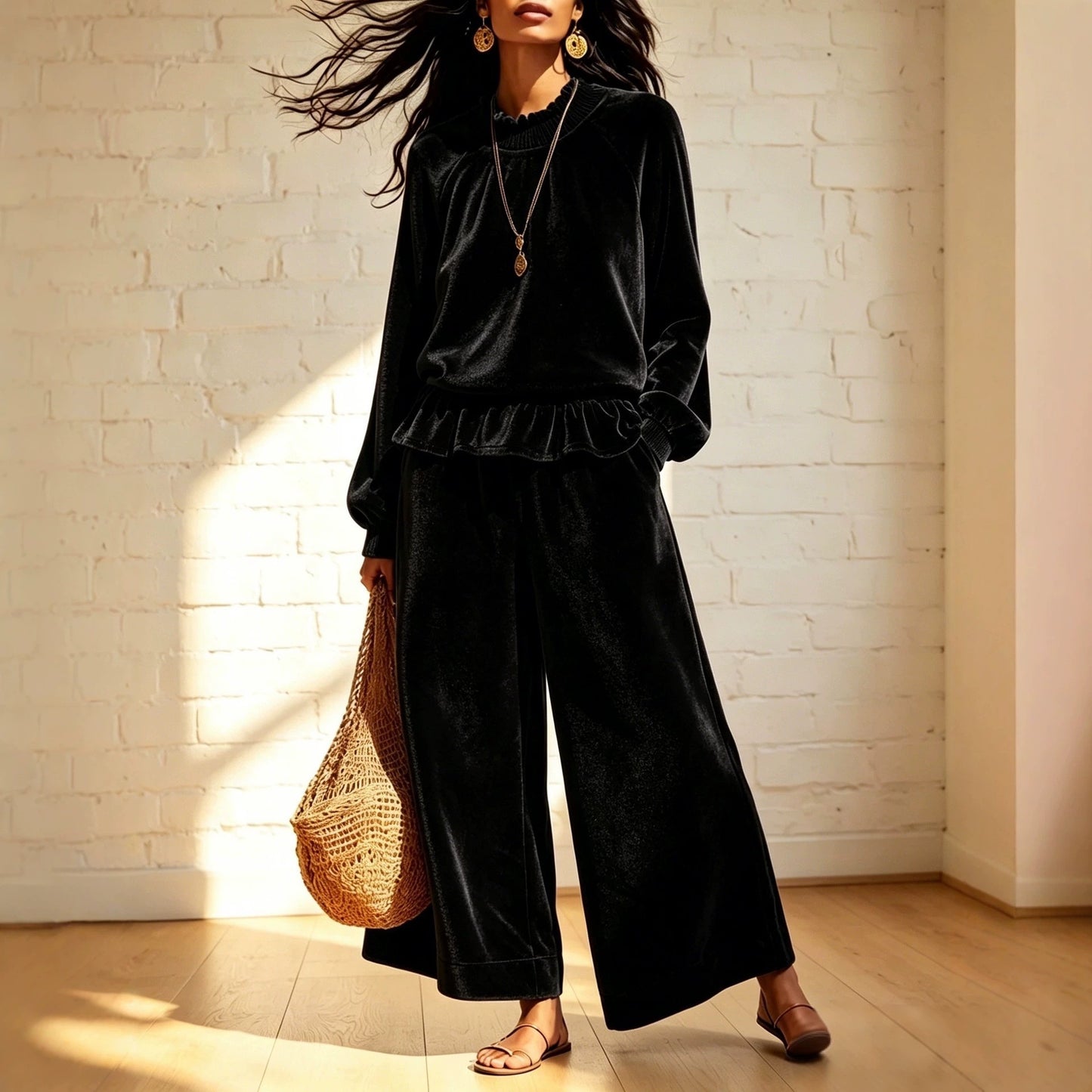 Classic Versatile Women's Wear Long-sleeved Commuter Fashion Casual Suit