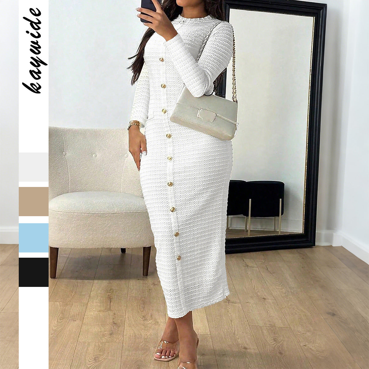 Women's Elegant Graceful High-grade Sheath Maxi Dress