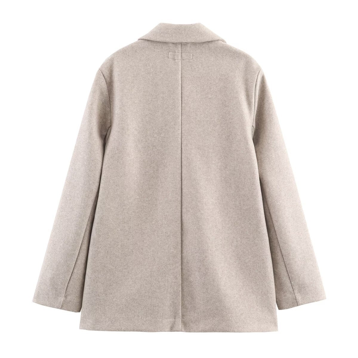 Women's Creative Fashion Single Button Soft Coats