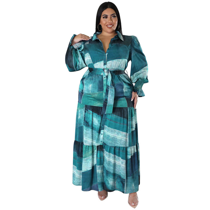 Women's Fashion Summer Shirt Collar Dress Dresses