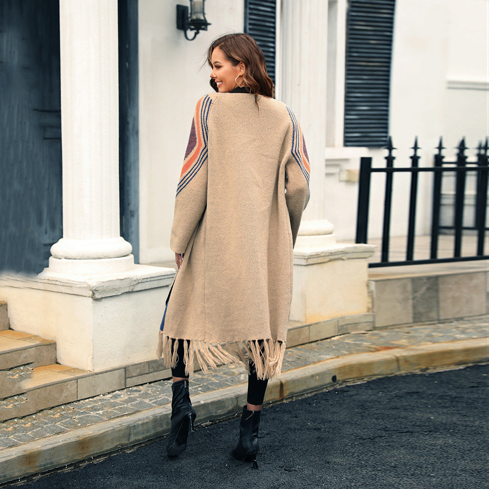 Women's Spring Long Tassel Fashion For Sweater