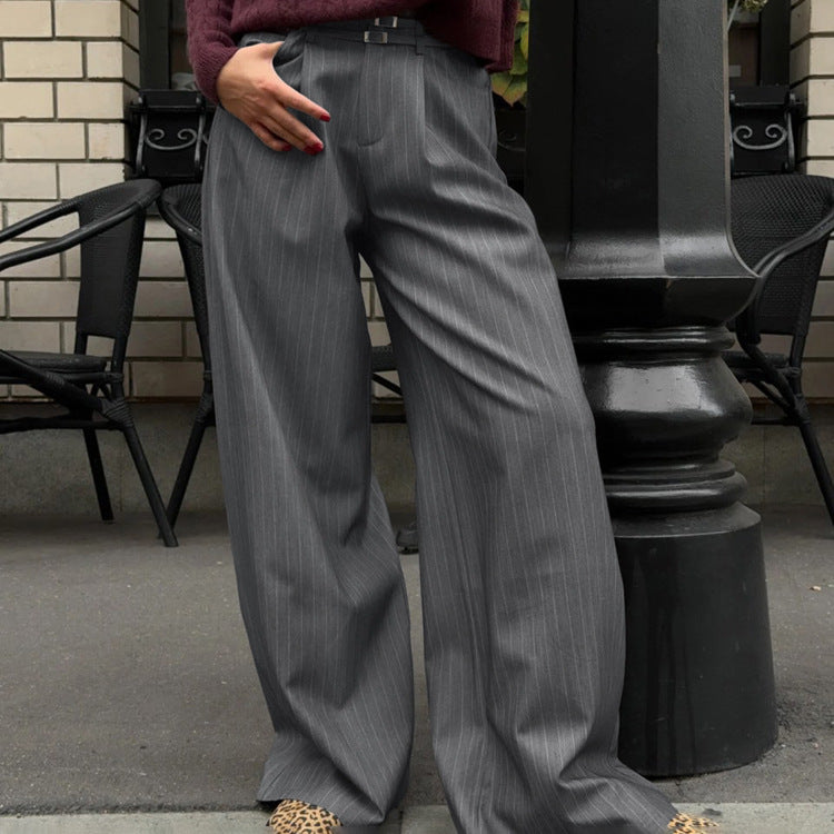 Women's Casual Fashion Commuter Versatile Design High Waist Pants