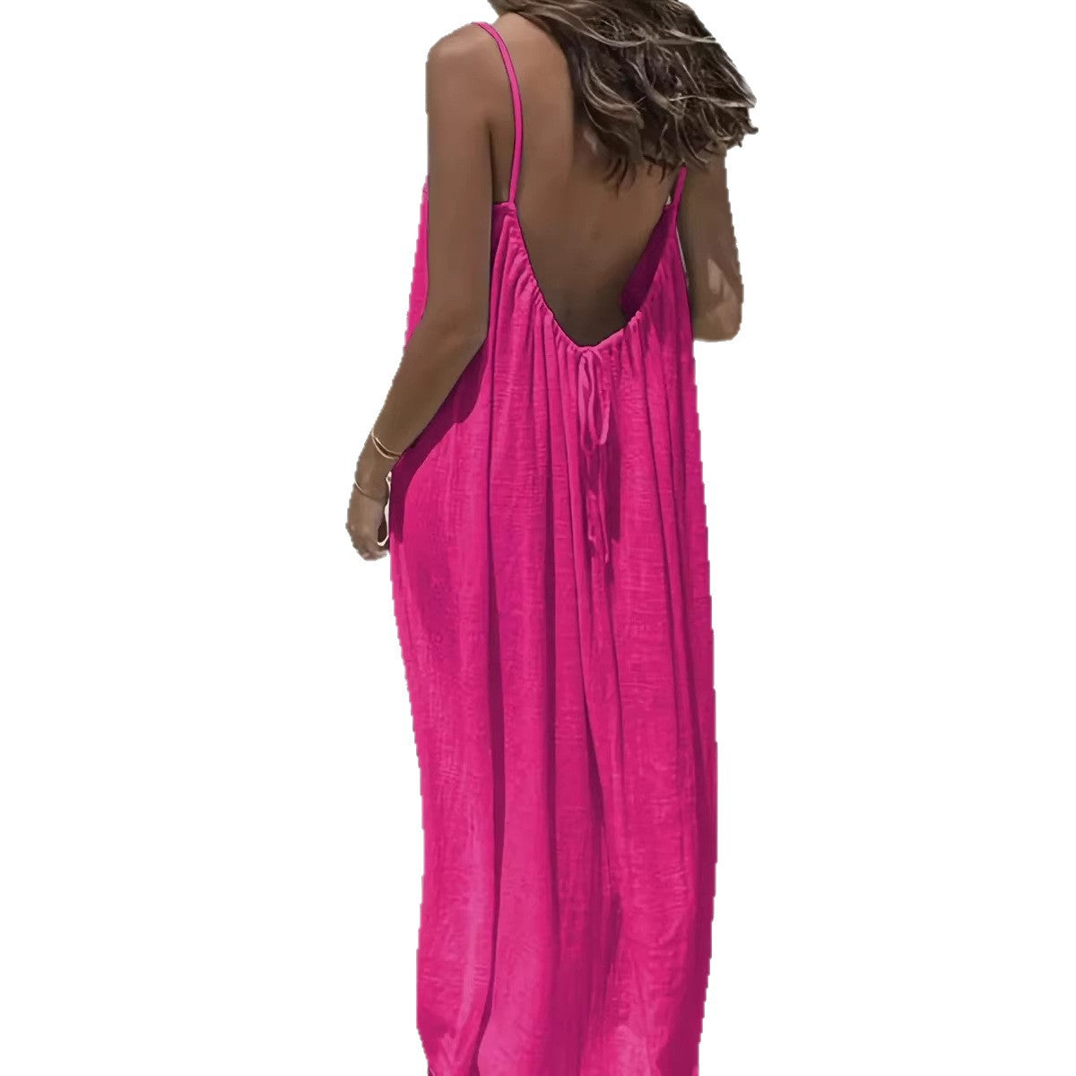 Comfortable Graceful Classic Slouchy Women's Strap Dress