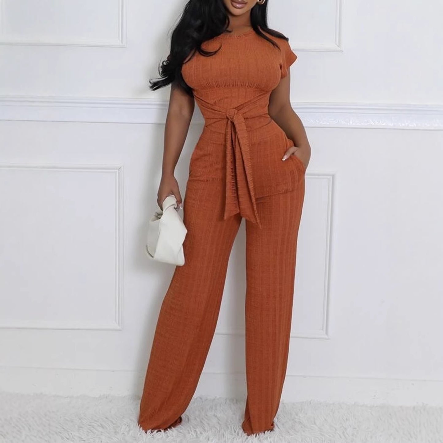 Women's Neck Pullover Design Slim Fit Sexy Suits