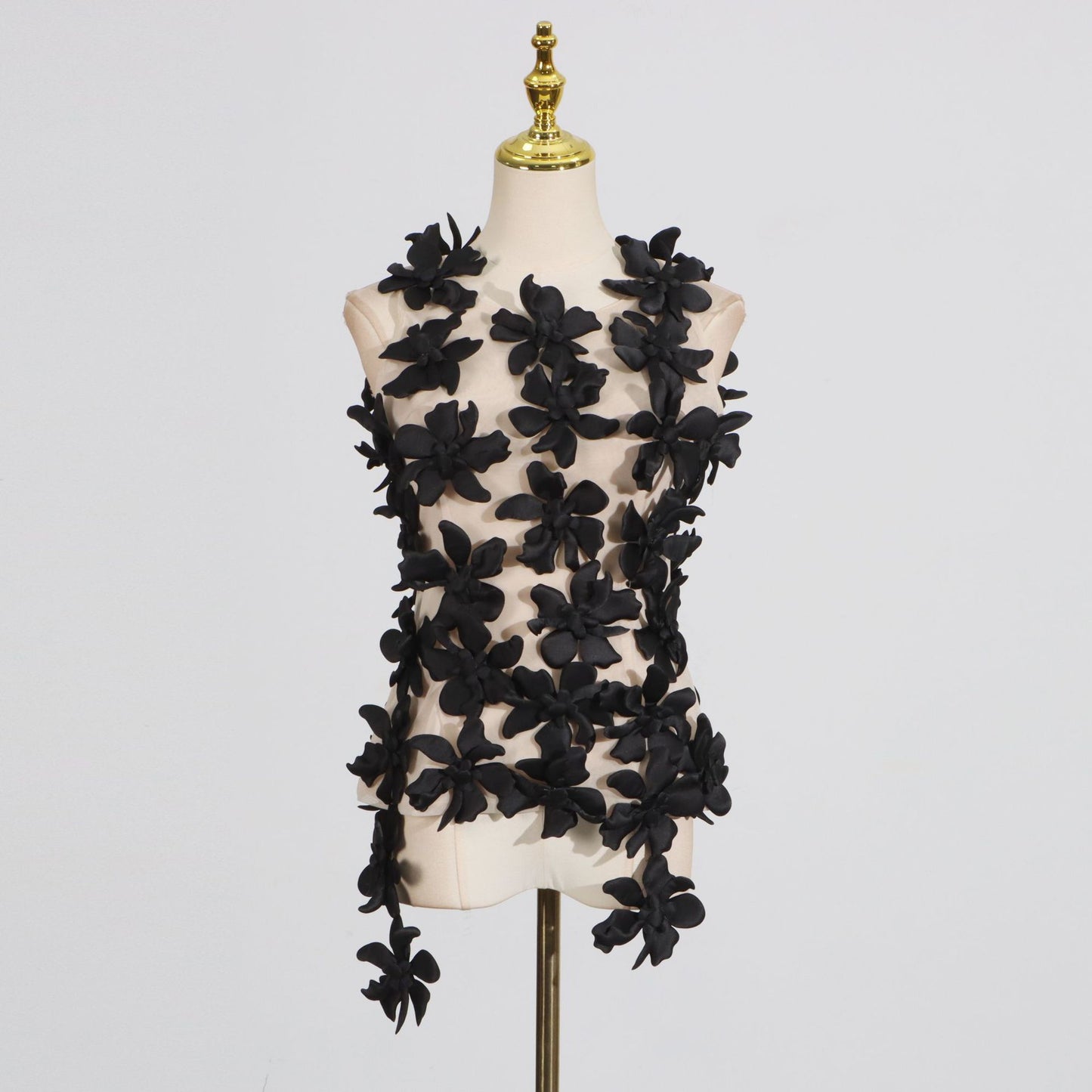 Women's Sexy Style Fashion Flower Mesh Stitching Tops