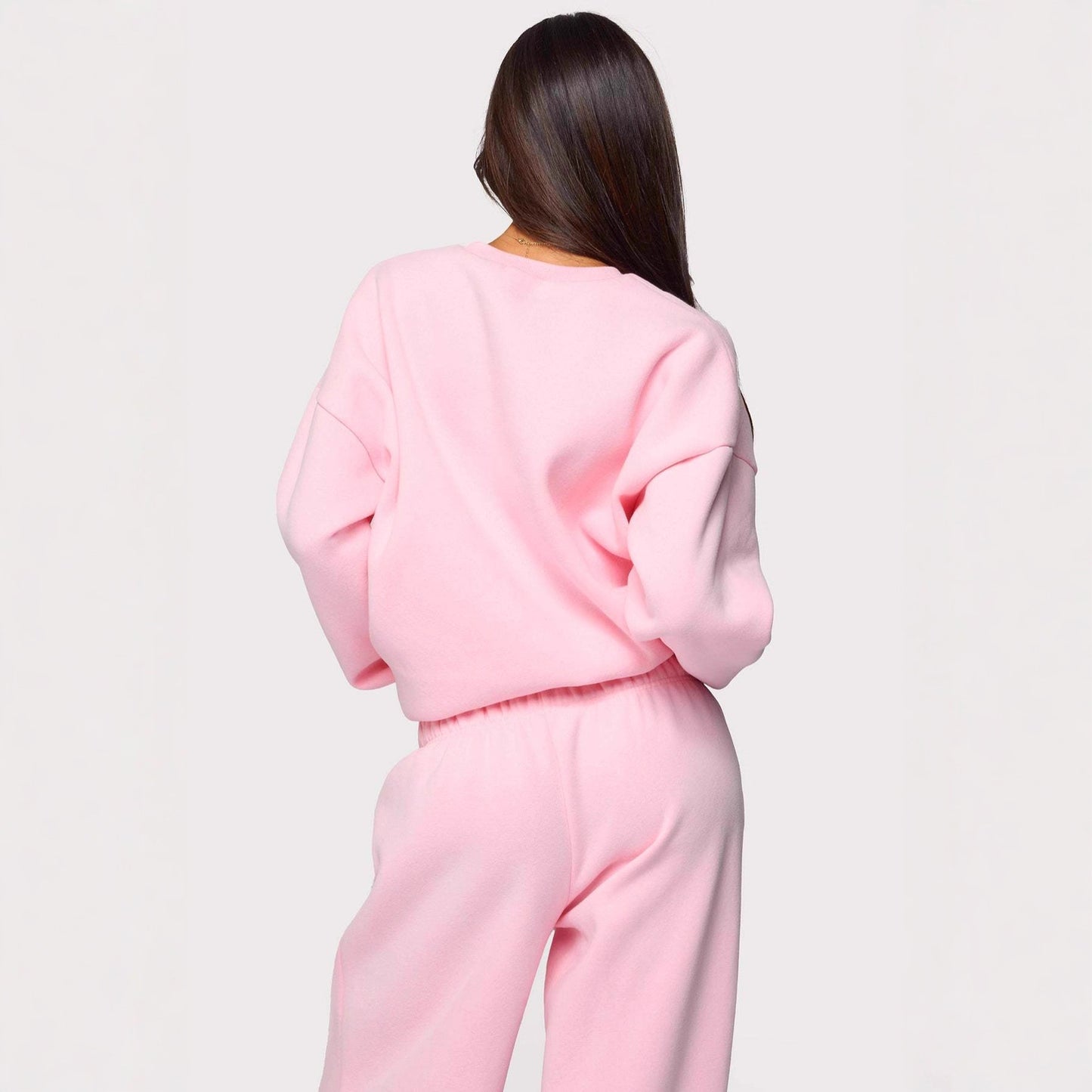 Women's Printing Long Sleeve Pullover Hoodie Two-piece Fashion Casual Suit