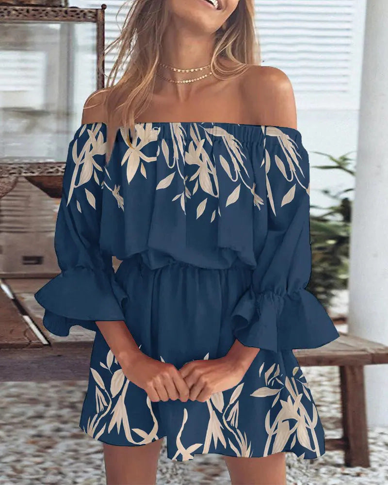 Unique Trendy Women's Sexy Fashion Printed Dress