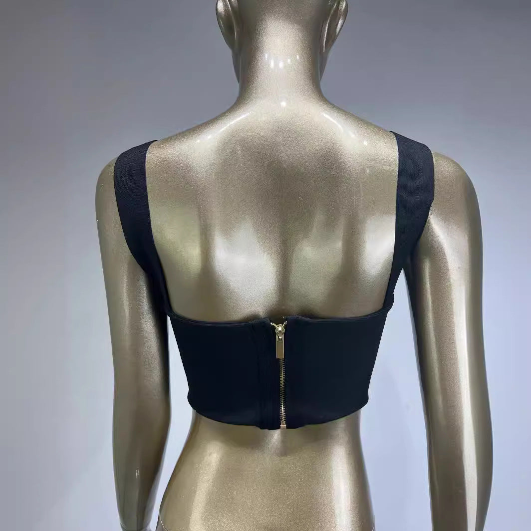 Charming Summer Bandage Fashion High Street Tops