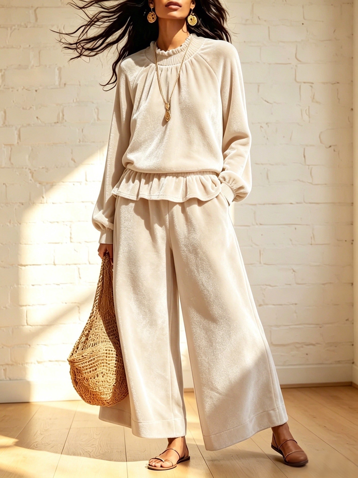 Classic Versatile Women's Wear Long-sleeved Commuter Fashion Casual Suit