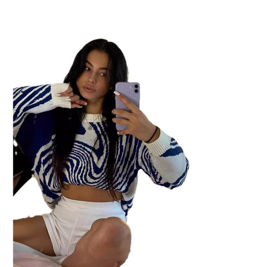 Women's British Style Fashion Urban Loose Long Sweaters