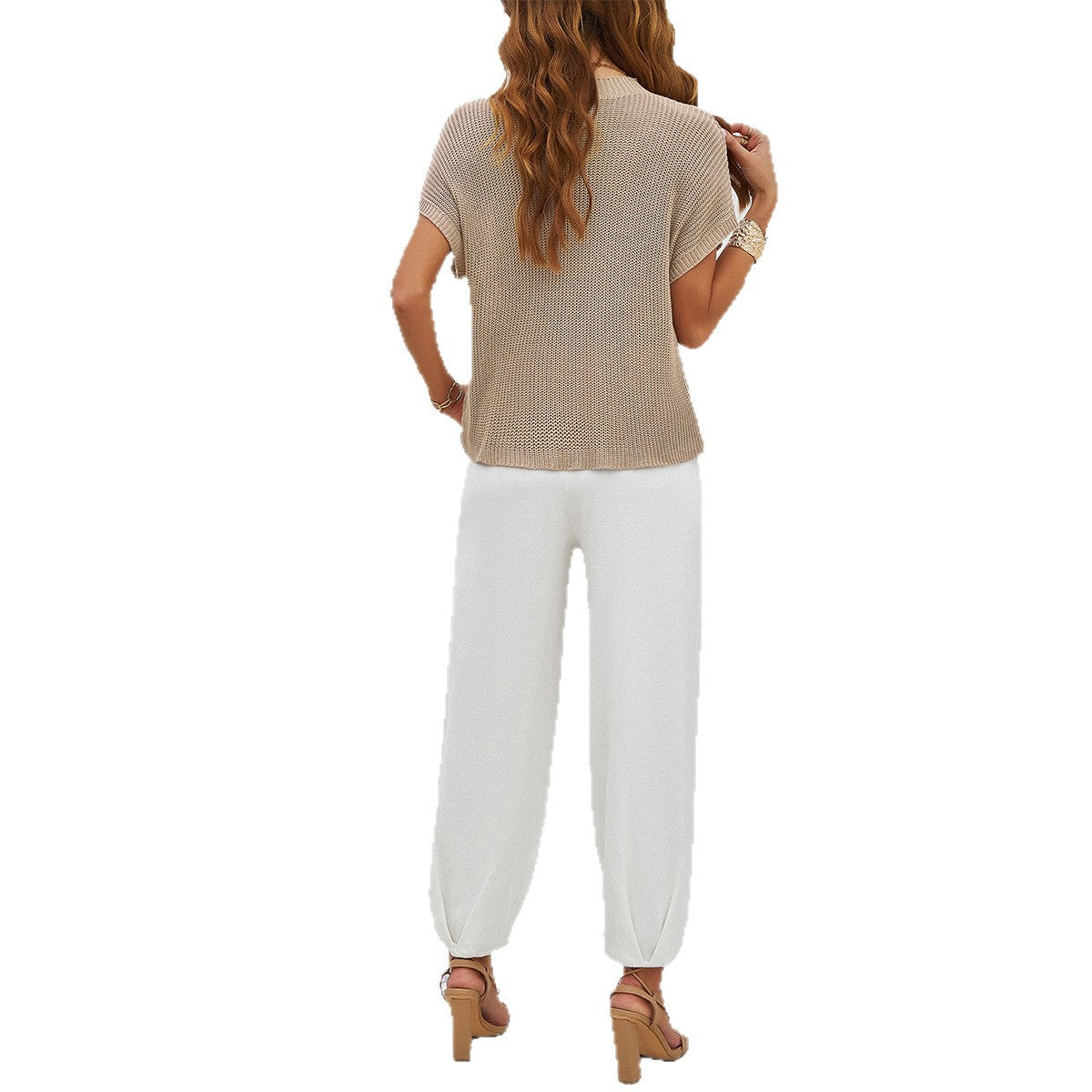 Elegant Versatile Women's Vacation Style Simple Fashion Casual Suit