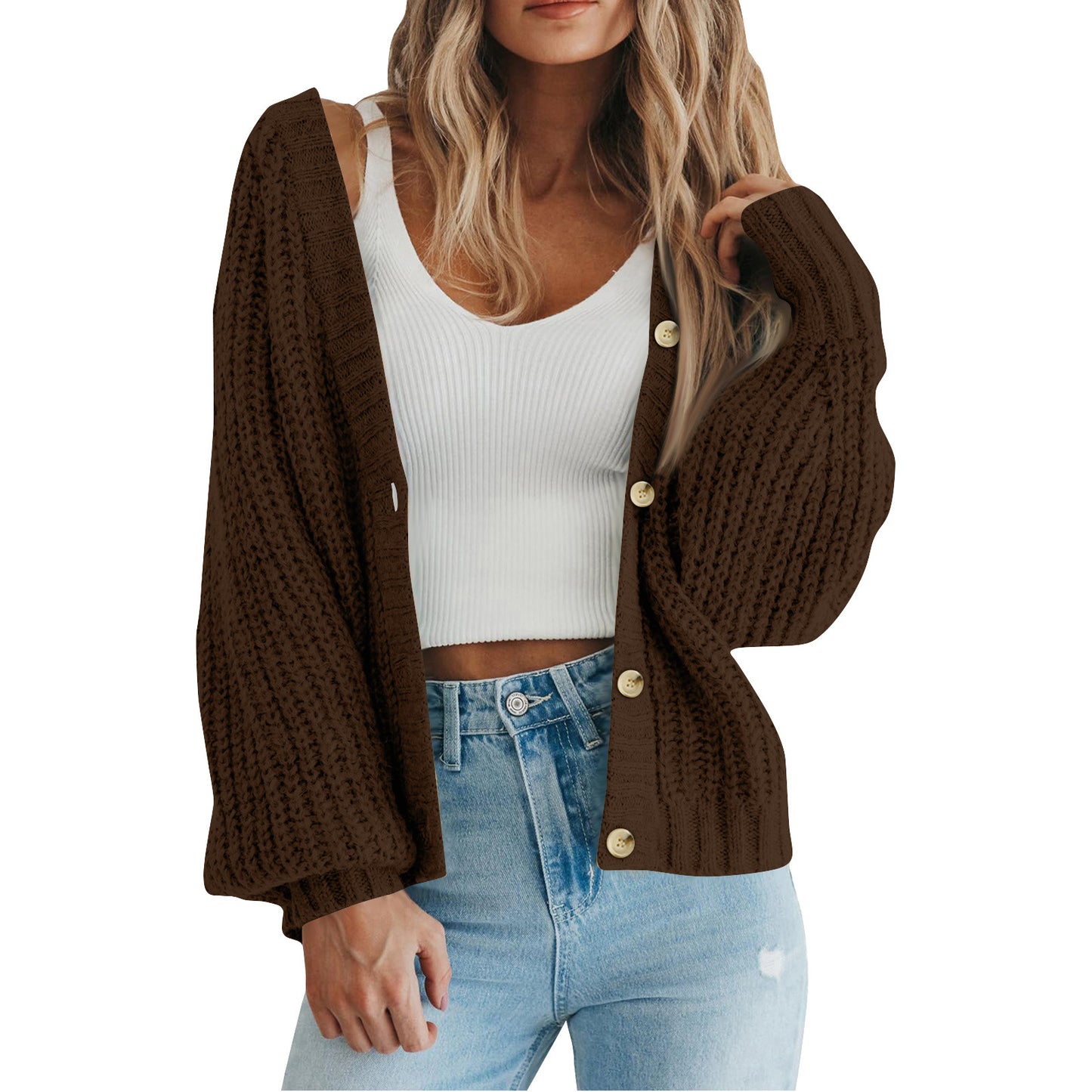 Women's Versatile Classy Glamorous Loose Knitted Knitwear