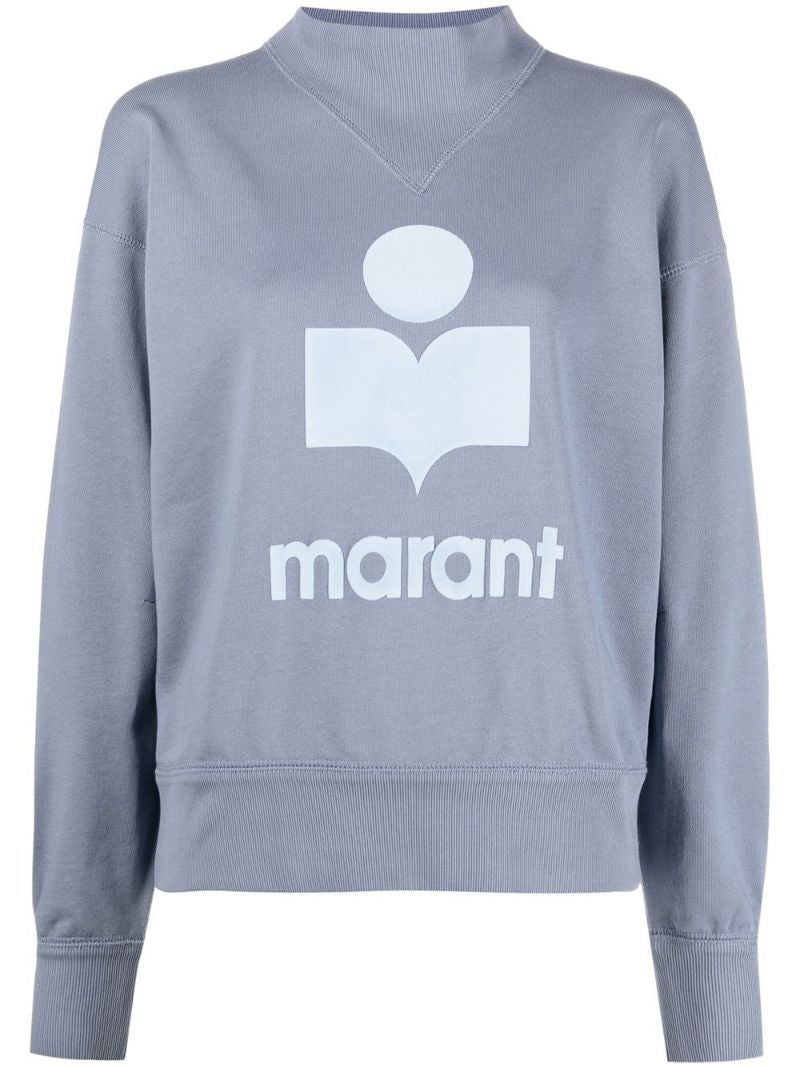 Women's Classic Flocked Printed Stand Collar Cotton Sweaters