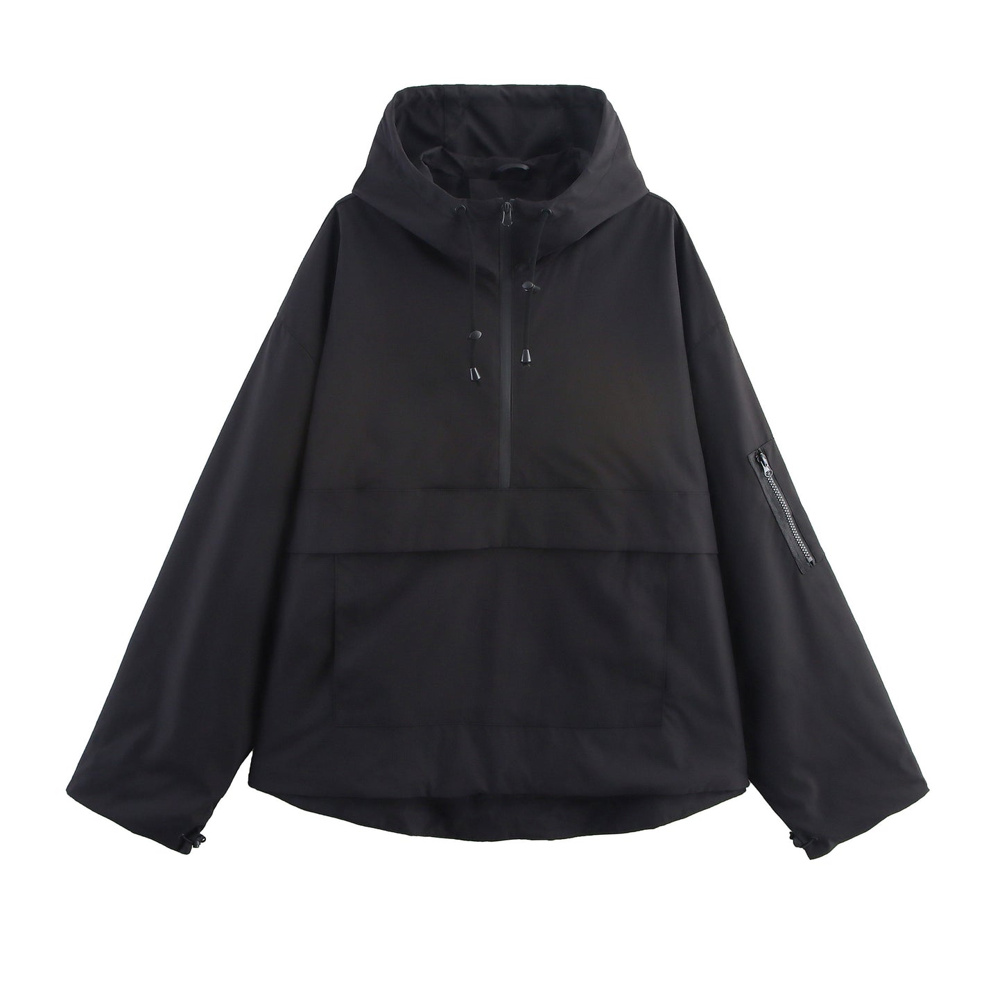 Women's Versatile Casual Hooded Big Pocket Coats
