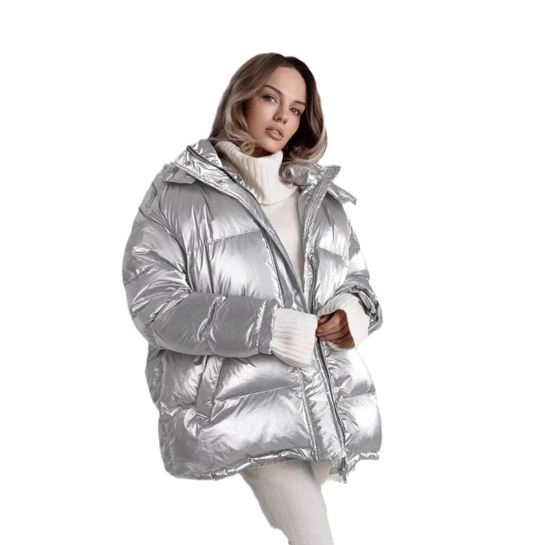 Women's Thickened Warm Elegant Hooded Belt Pocket Coats