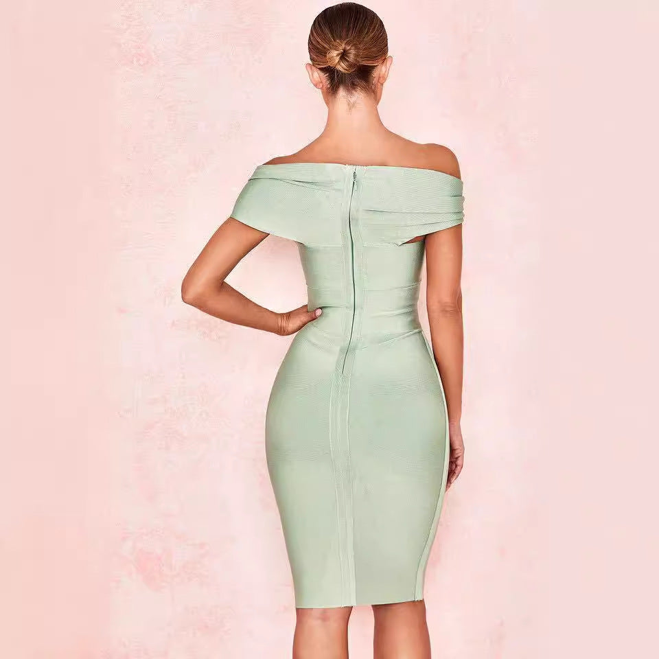 Bandage Dress High Waist Tight Elegant Dresses