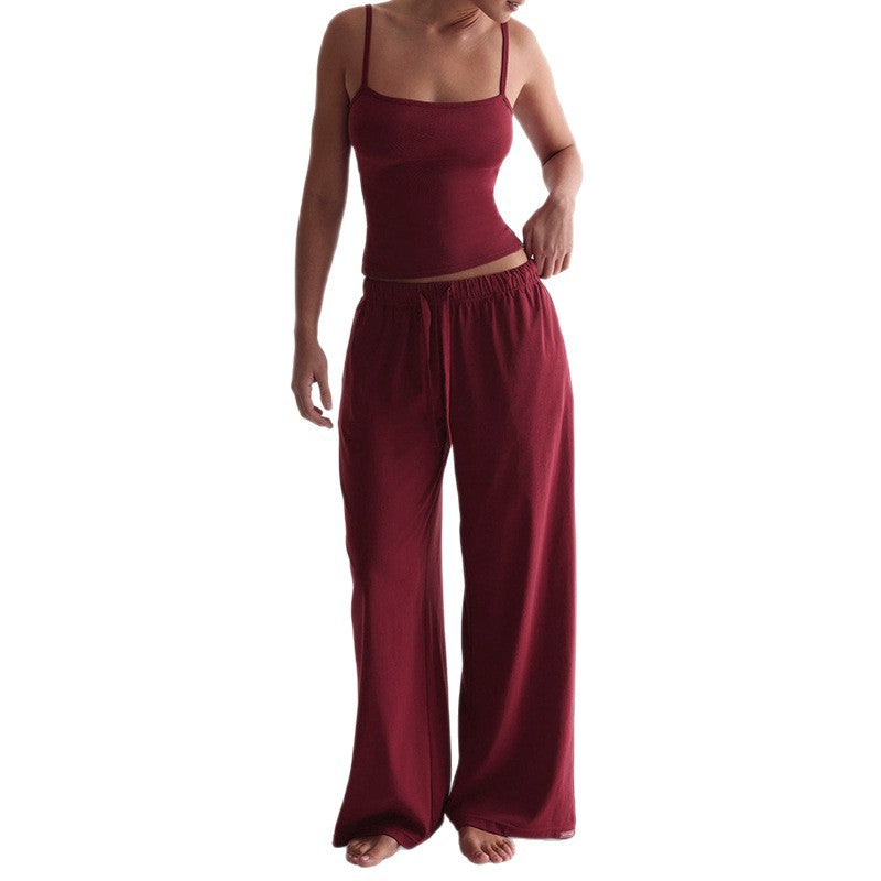 Women's Sexy Swing Collar Halter Rope Backless Shorts