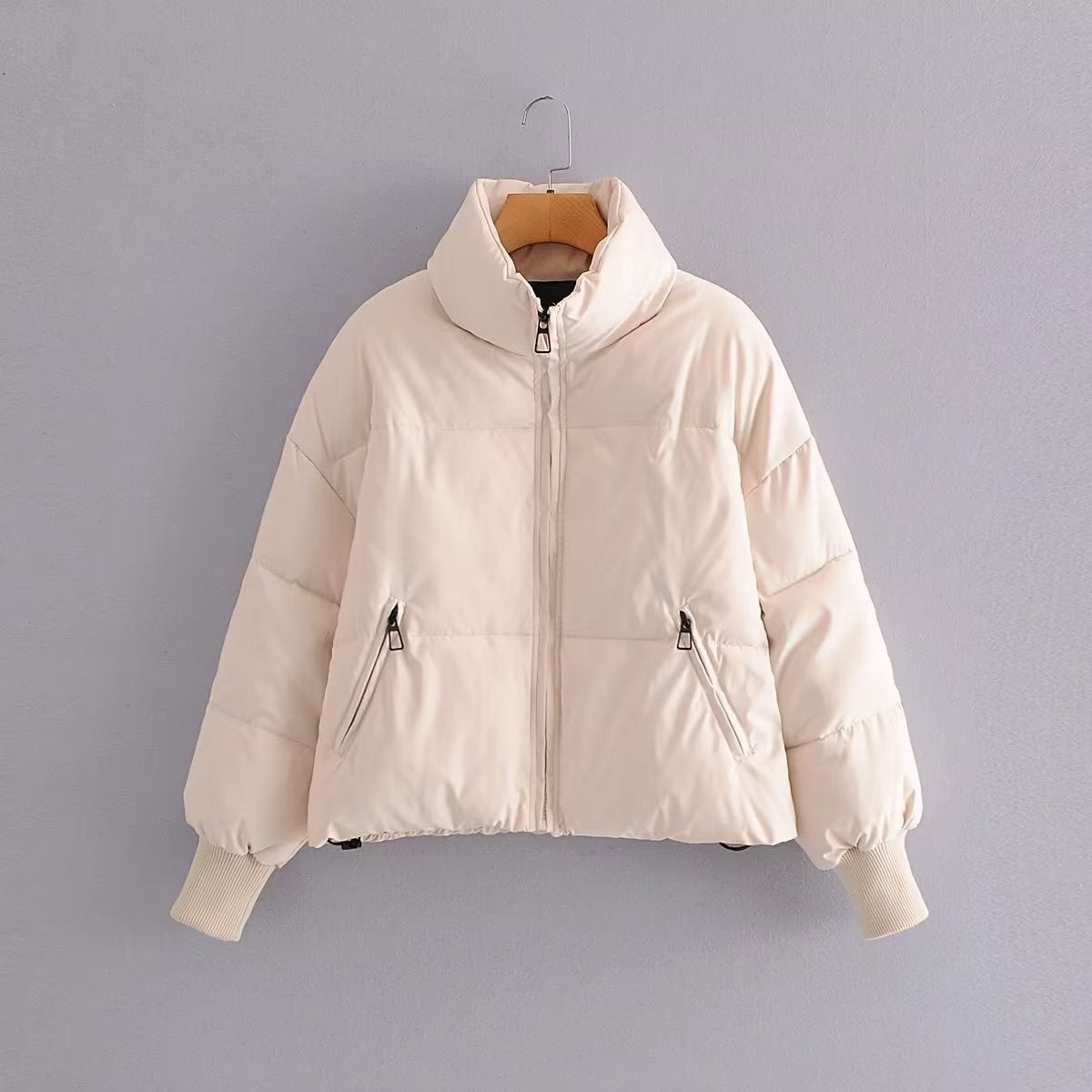 Women's Long-term Available Stand Collar Bread Coats