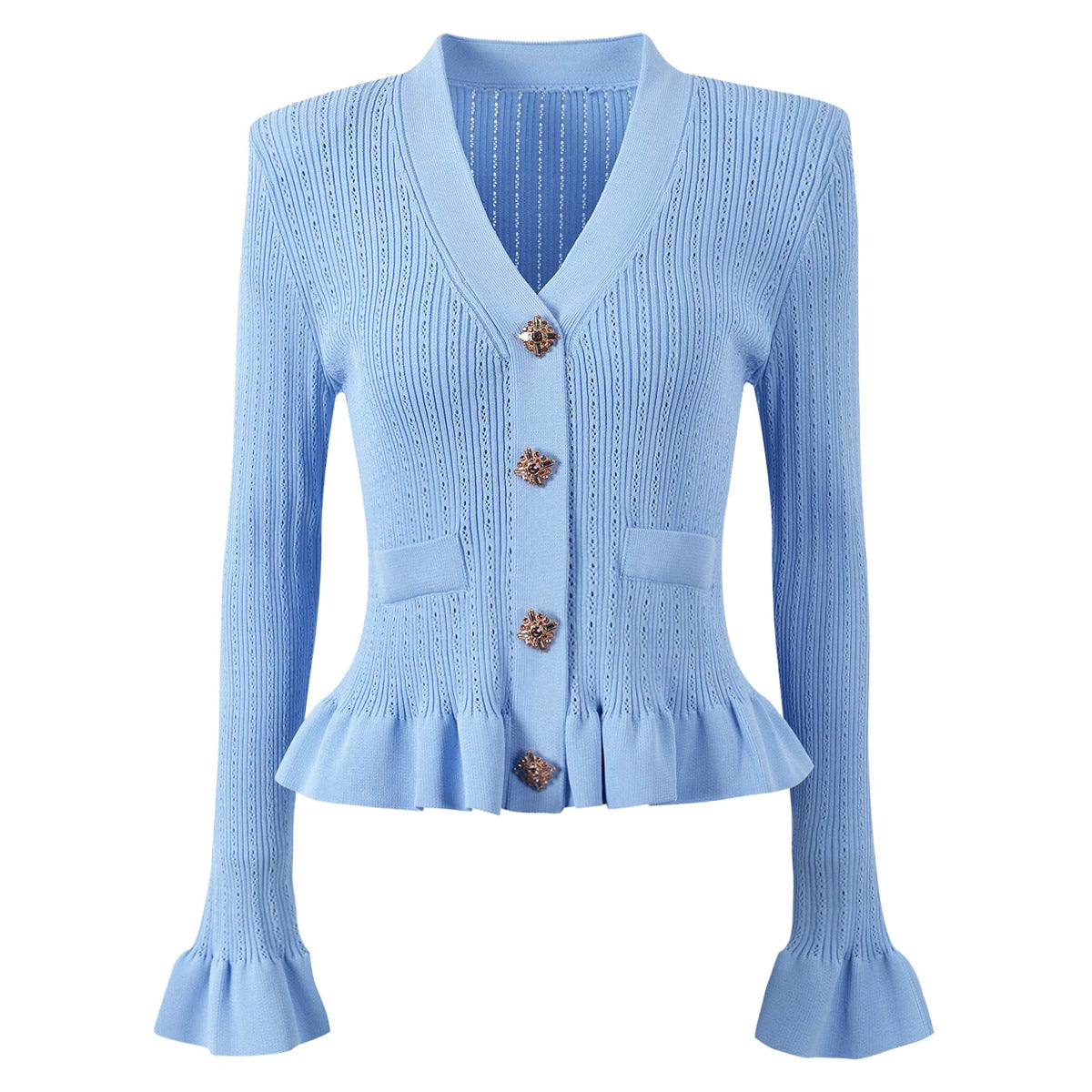Women's High Version Versatile Fashionable Knitted Tup Fishtail Suits