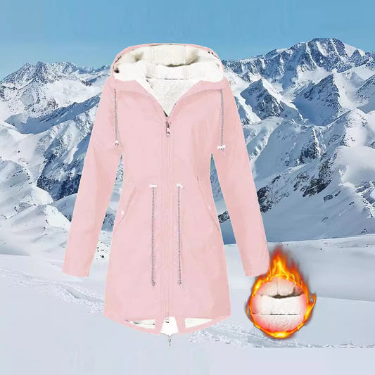 Comfortable Fleece Outdoor Mountaineering Hooded Shell Coats