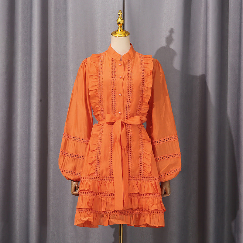 French Simplicity Vacation Style Beach Dress Dresses