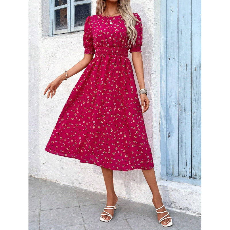 Popular Classy New Floral Vacation Style Dress