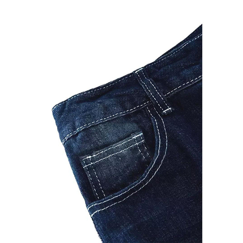 Women's Innovative Elegant Complete Sizes Button Jeans