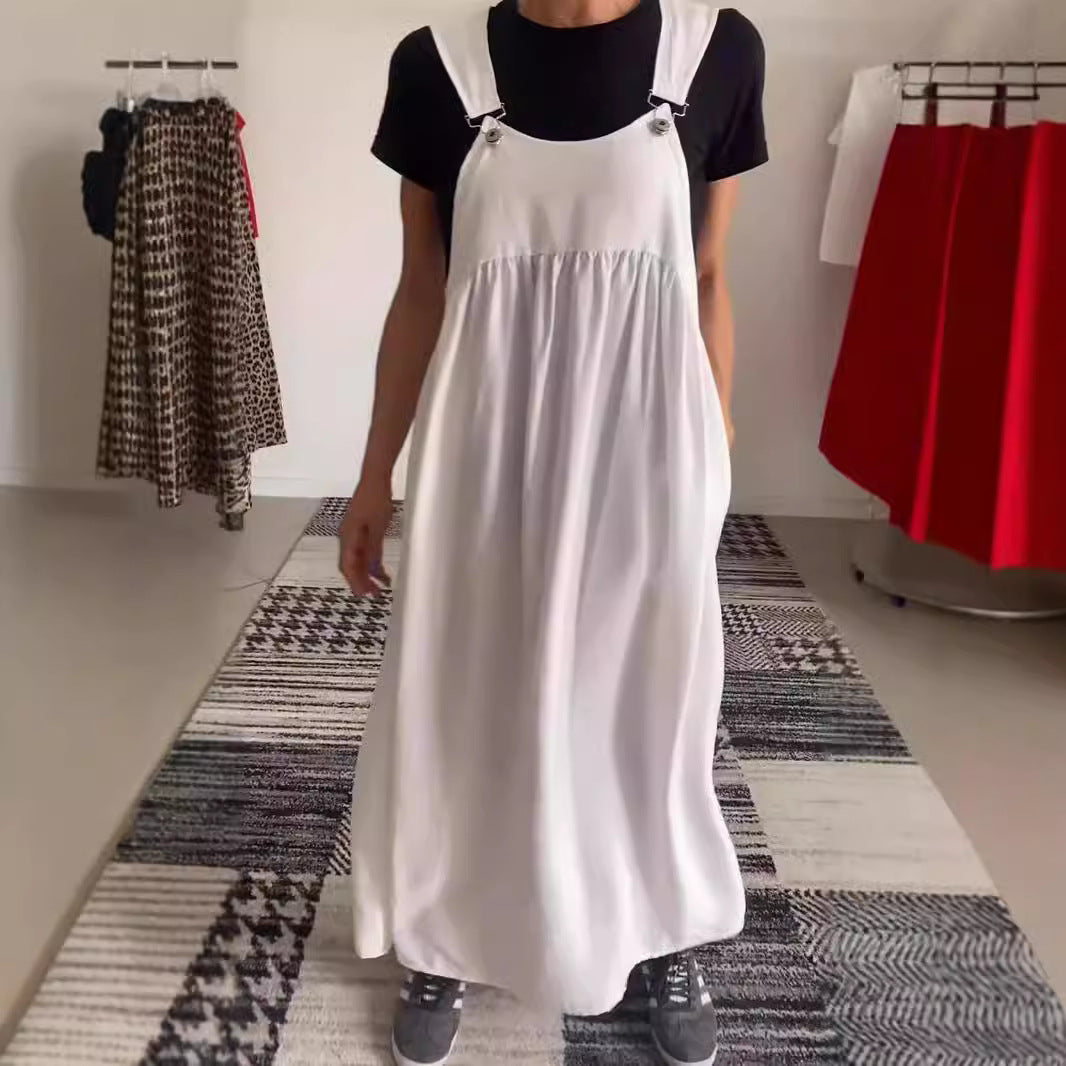 Unique Women's Summer Cotton Linen Long Dress