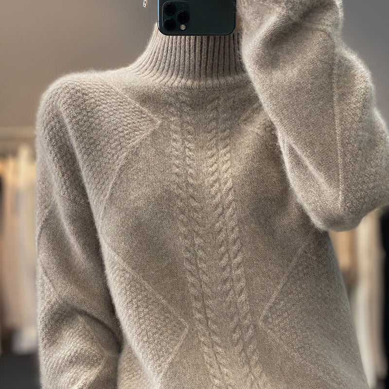 Women's Thick Soft Glutinous Loose Pullover Idle Style Casual Sweater