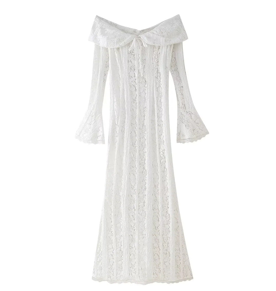 Women's Fashion Elegant Sexy Tube Lace Dress Dresses