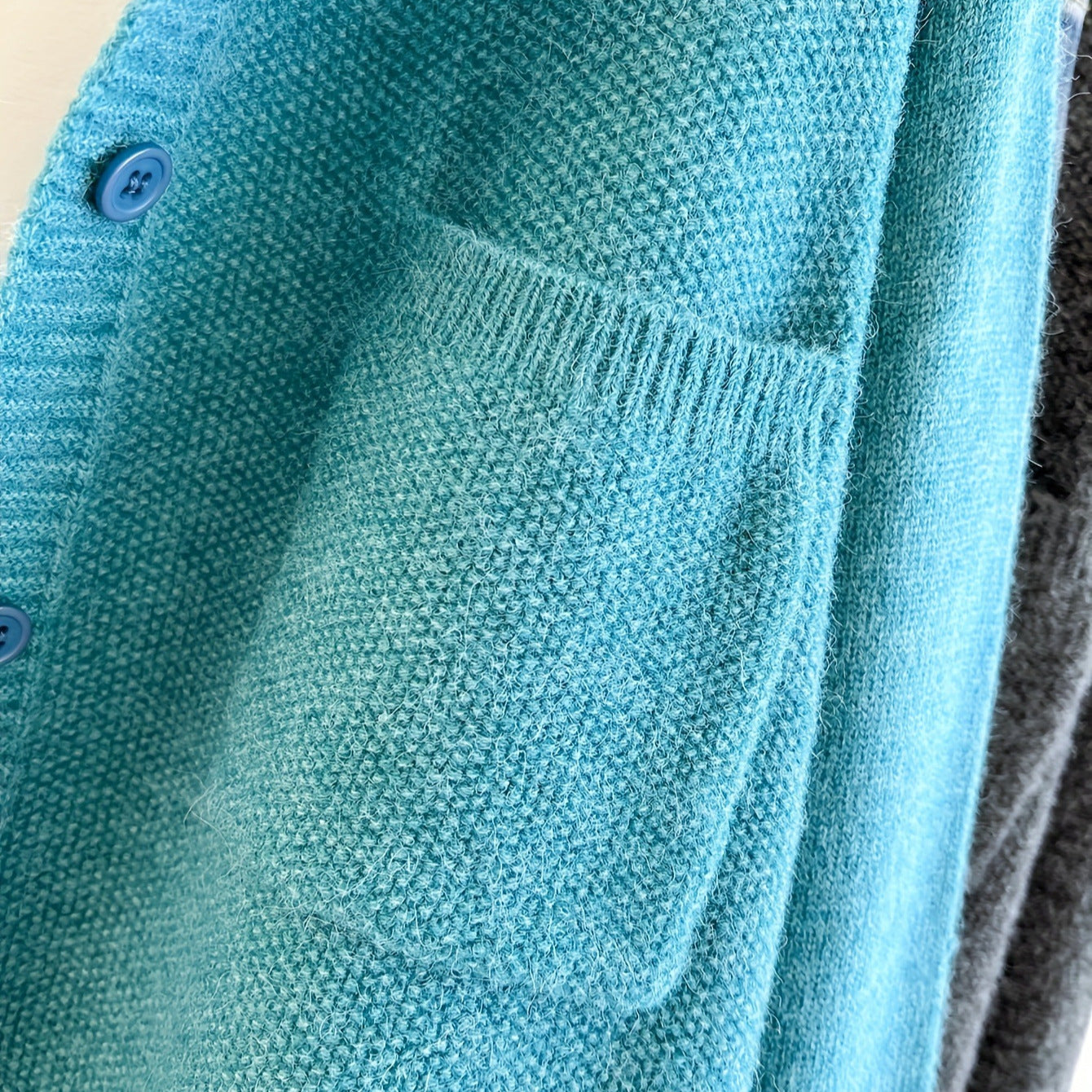 Neck Slimming Commute Korean Style Loose Long Sweaters