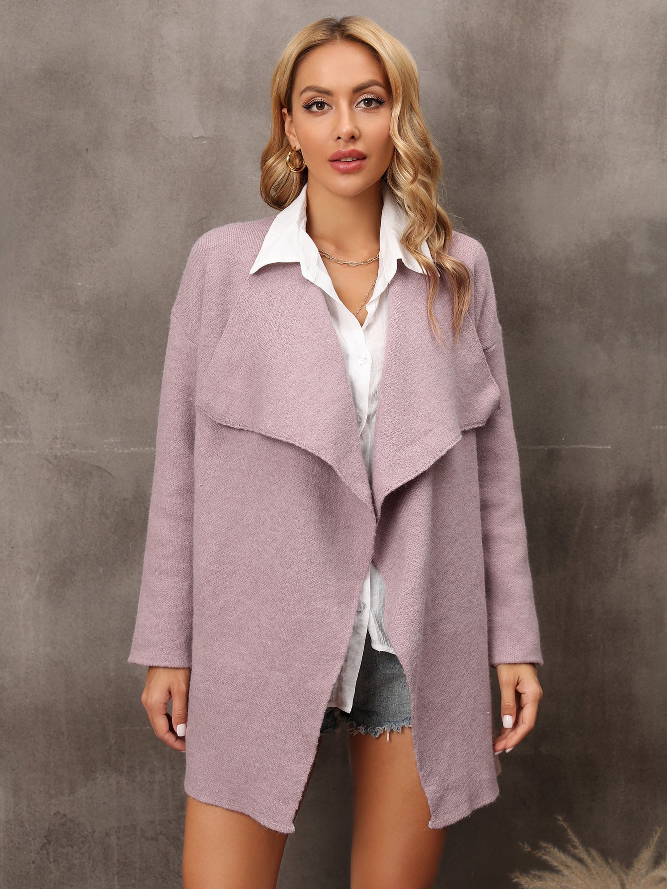 Women's Spring Long Personality Fashion Ol Knitted Women's Sweater