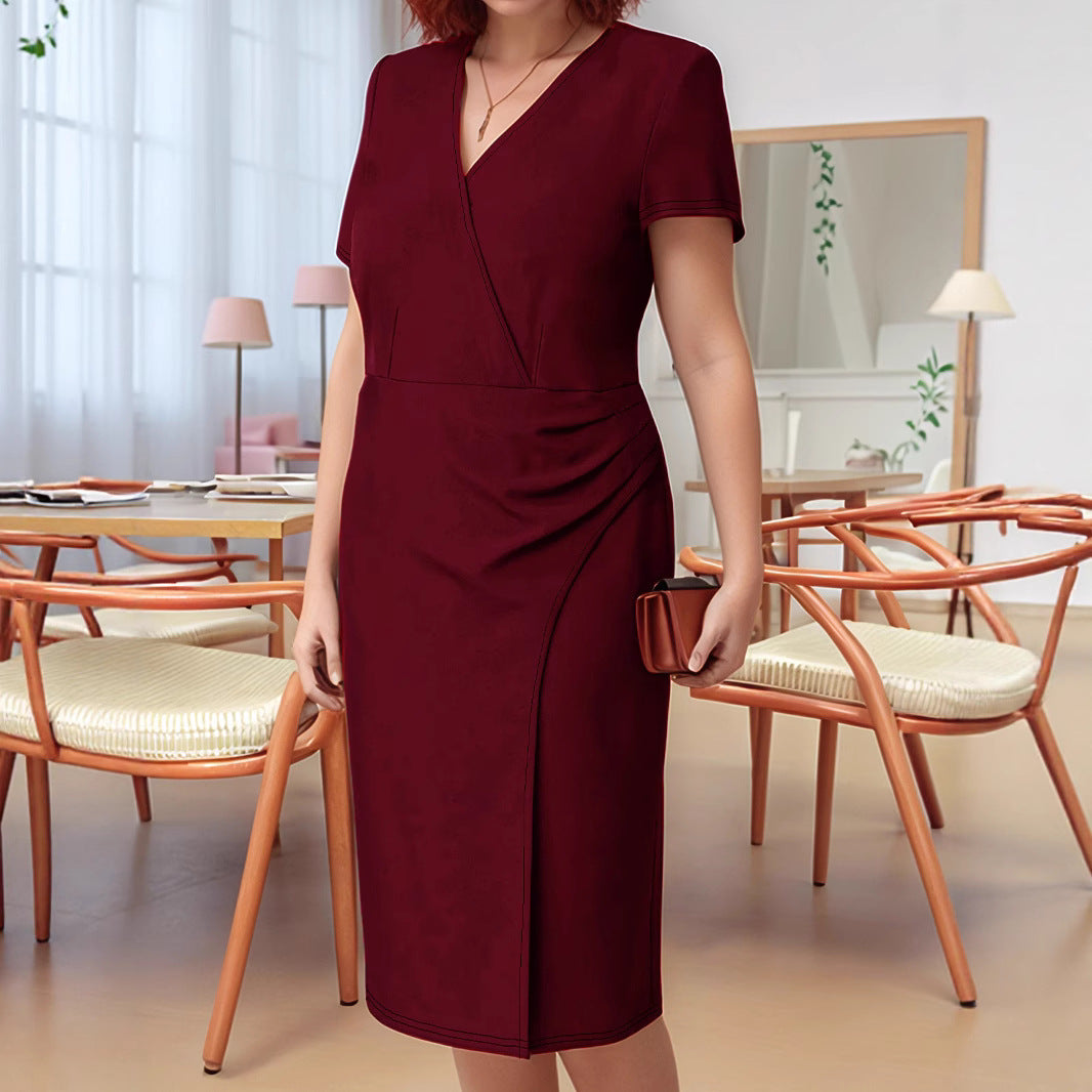 Women's Fashion Elegant Sleeve Solid Color Shorts