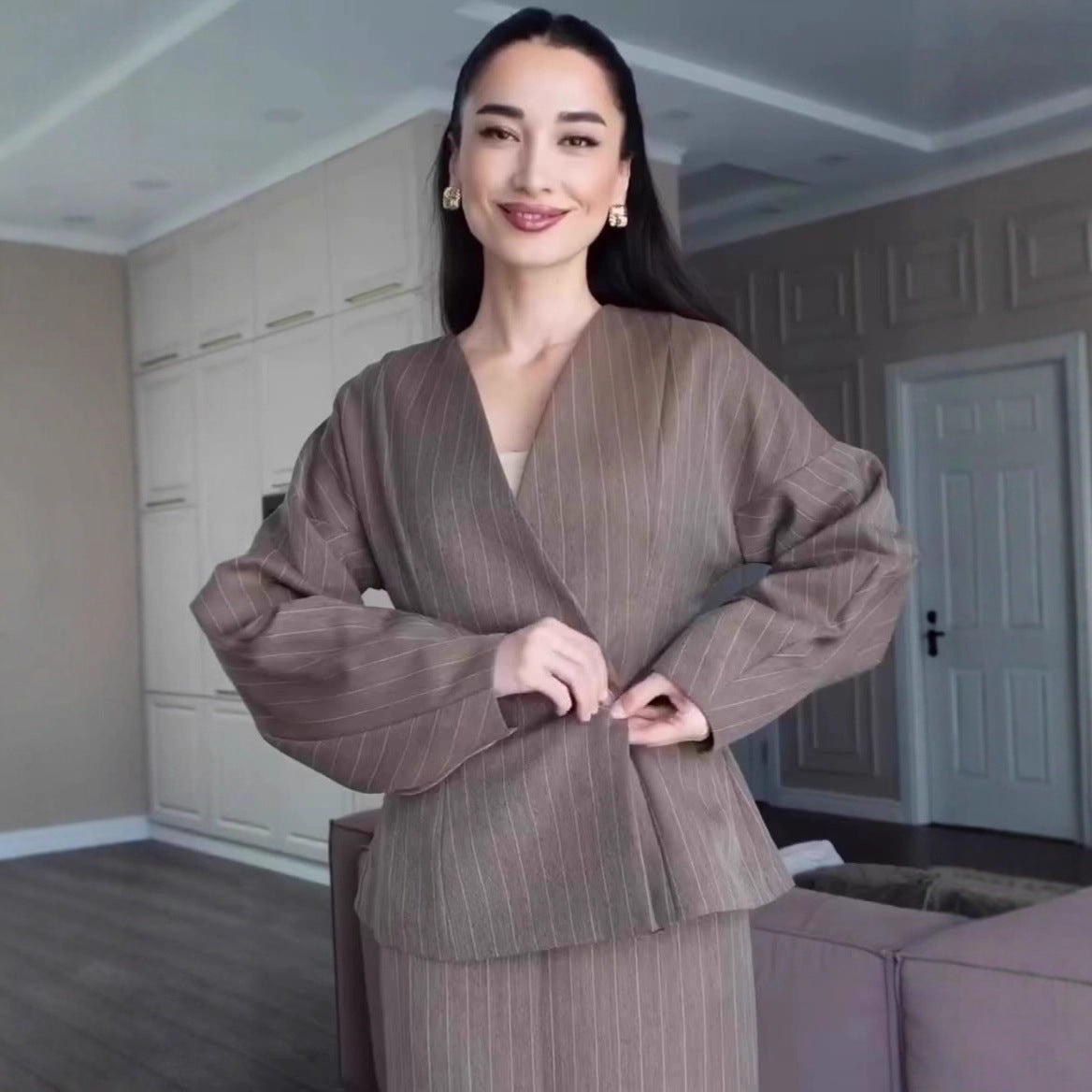 Women's Autumn Simple Elegant Comfortable Long Sleeve Dresses